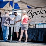 Ermanno Setting Up - Los Feliz Street Fair 2012 - il Capriccio on Vermont, Los Feliz